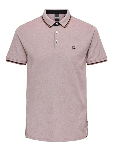 ONLY & SONS Male Polo Normal geschnitten Polokragen Poloshirt von ONLY & SONS