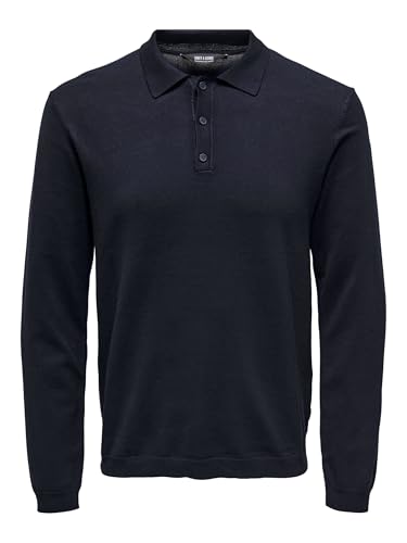 ONLY & SONS Herren Poloshirt ONSWYLER Life - Regular Fit XS S M L XL XXL, Größe:XXL, Farbe:Dark Navy 22021184 von ONLY & SONS