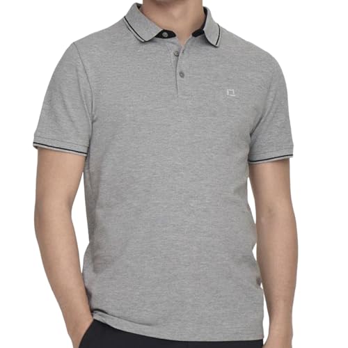 ONLY & SONS Herren Poloshirt ONSFLETCHER - Regular Fit XS S M L XL XXL, Größe:L, Farbe:Light Grey Melange 22024827 von ONLY & SONS