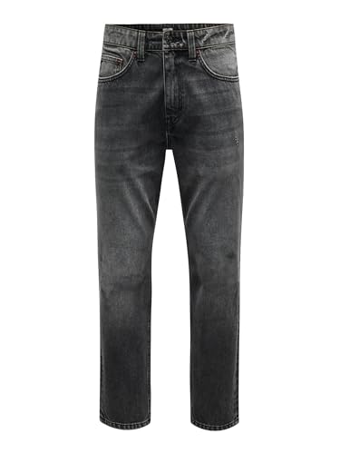 ONLY & SONS Male Relaxed Fit Jeans ONSYOKE Gerade geschnitten Jeans von ONLY & SONS