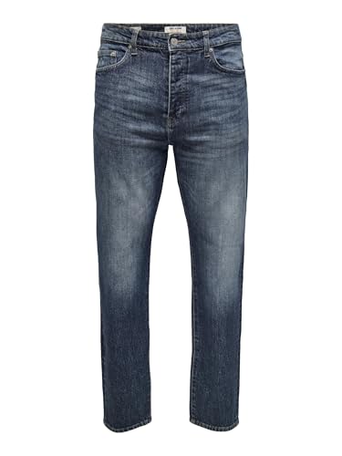 ONLY & SONS Male Relaxed Fit Jeans ONSYOKE Mittlere Taille Komfort Fit Jeans von ONLY & SONS