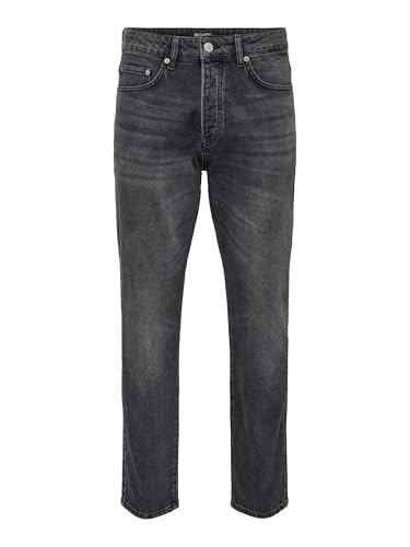 ONLY & SONS Male Relaxed Fit Jeans ONSYOKE Mittlere Taille Verjüngt Jeans von ONLY & SONS