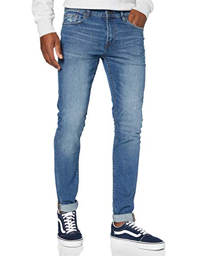 ONLY & SONS Herren Onswarp Life Skinny Blue Dcc 7114 Noos Jeans, Blue Denim, 33W 30L EU von ONLY & SONS