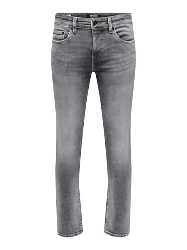 ONLY & SONS Male Slim Fit Jeans ONSLOOM Niedrige Taille Slim Fit Jeans von ONLY & SONS