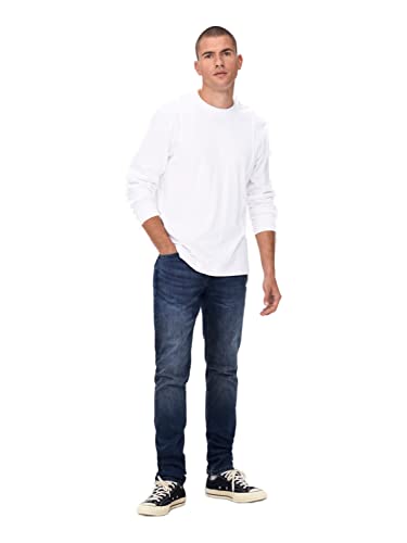 ONLY & SONS Herren Jeans ONSLOOM Slim 3030 - Slim Fit - Blau - Blue Denim, Größe:32W / 34L, Farbvariante:Blue Denim 22023030 von ONLY & SONS