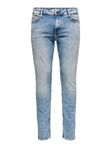 ONLY & SONS Herren Onsloom Slim Blue Wash Fg 1409 Noos Jeans, Hellblau, 34W / 32L EU von ONLY & SONS