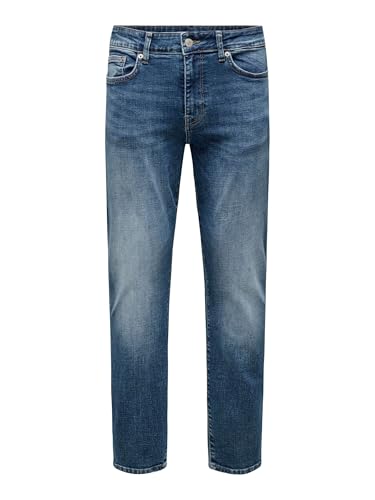 ONLY & SONS Male Slim Fit Jeans ONSWEFT Mittlere Taille Normal geschnitten Jeans von ONLY & SONS