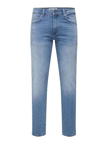 ONLY & SONS Male Slim Fit Jeans ONSWEFT Mittlere Taille Normal geschnitten Jeans von ONLY & SONS