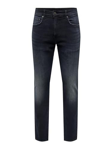 ONLY & SONS Male Slim Fit Jeans Slim Fit Niedrige Taille Jeans von Only & Sons