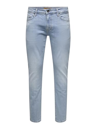 ONLY & SONS Male Slim Fit Jeans Slim Fit Niedrige Taille Jeans von ONLY & SONS