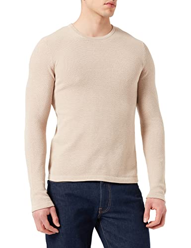 ONLY & SONS Herren Onspanter Life 12 Struc Crew Knit Noos Pullover, Silver Lining, XXL EU von ONLY & SONS