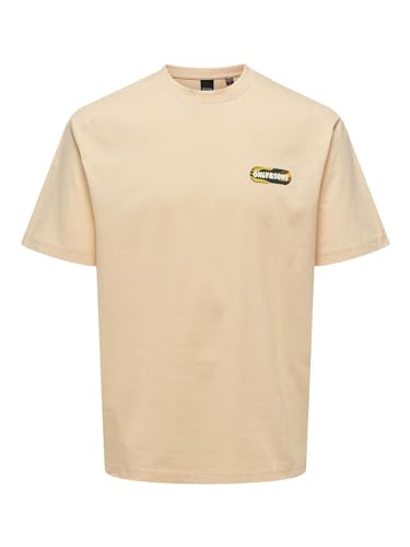 ONLY & SONS Male T-Shirt Locker geschnitten Rundhals T-Shirt ONLY & SONS Male T-Shirt Locker geschnitten Rundhals T-Shirt von ONLY & SONS