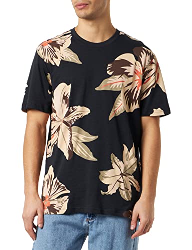 ONLY & SONS Herren Rundhals T-Shirt ONSKLOP FLORAL - Regular Fit XS S M L XL XXL, Größe:XS, Farbe:Pear Sorbet 22022164 von ONLY & SONS