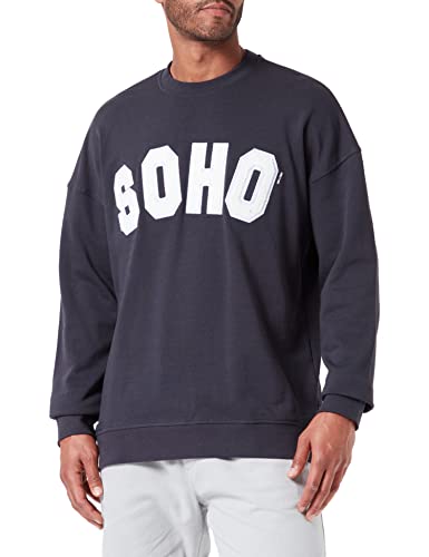 ONLY & SONS Men's ONSKARL RLX Crew Neck Sweat Sweatshirt, Dark Navy, XL von ONLY & SONS