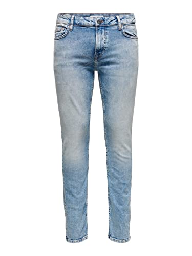 ONLY & SONS Men's ONSLOOM Slim WASH FG 1409 NOOS Jeans, Blue Denim, 29/34 von ONLY & SONS