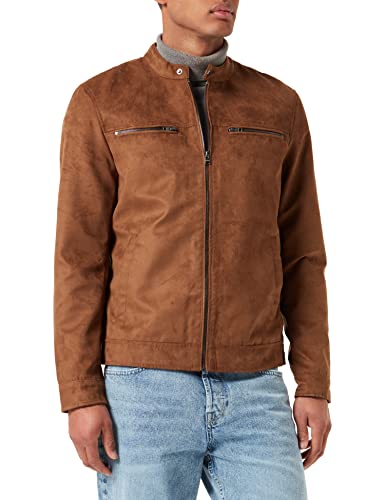 ONLY & SONS Herren Onswillow Otw Noos Fake Suede Jacket Kunstlederjacke, Cognac, M EU von ONLY & SONS