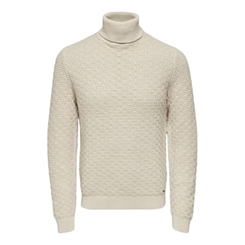 ONLY & SONS Mens Oatmeal Pullover von ONLY & SONS