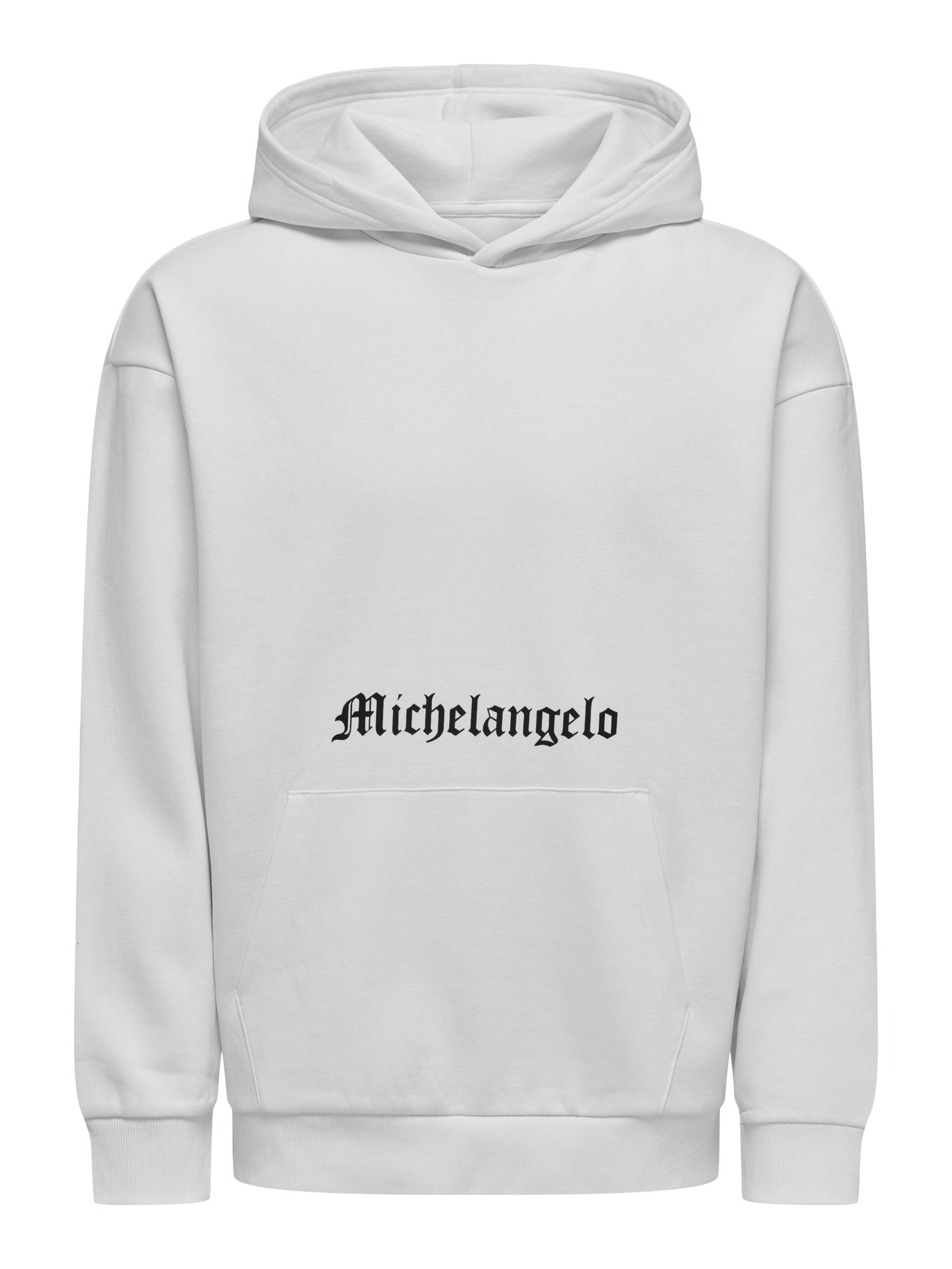 ONLY&SONS - ONSAPOH LIFE RLX SWEAT HOODIE white - Gr. - XXL von ONLY&SONS