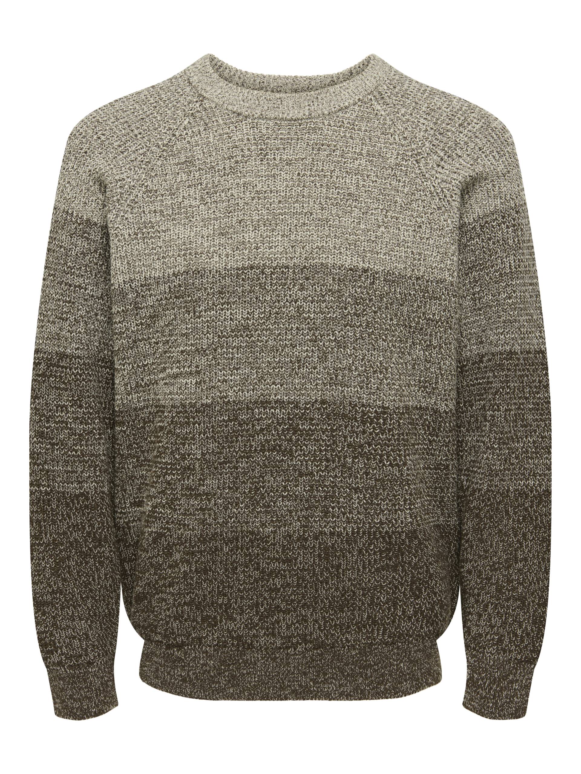 ONLY&SONS - ONSBIRK RLX LS RAGLAN KNIT CAMP - Gr. - L von ONLY&SONS