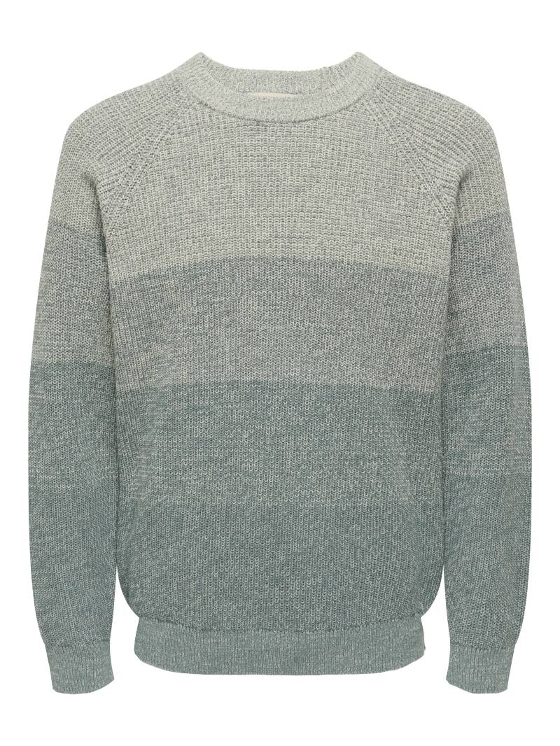 ONLY&SONS - ONSBIRK RLX LS RAGLAN KNIT CAMP - Gr. - XXL von ONLY&SONS