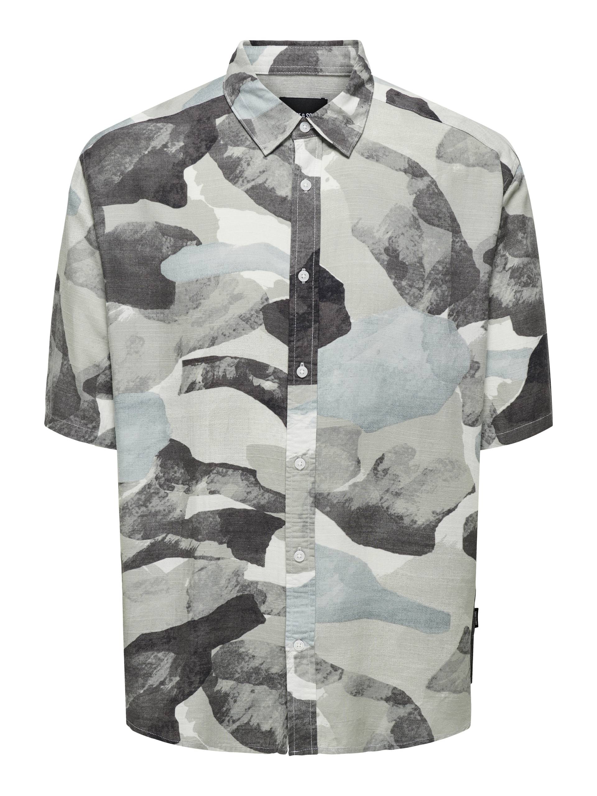 ONLY&SONS - ONSBUD LIFE SS RLX AOP SHIRT NOOS - Gr. - XXL von ONLY&SONS