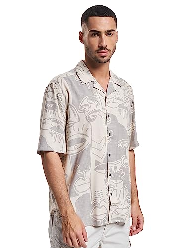 ONLY & SONS ONSDEN Life RLX WASH Doodle SS Shir - XXL von ONLY & SONS