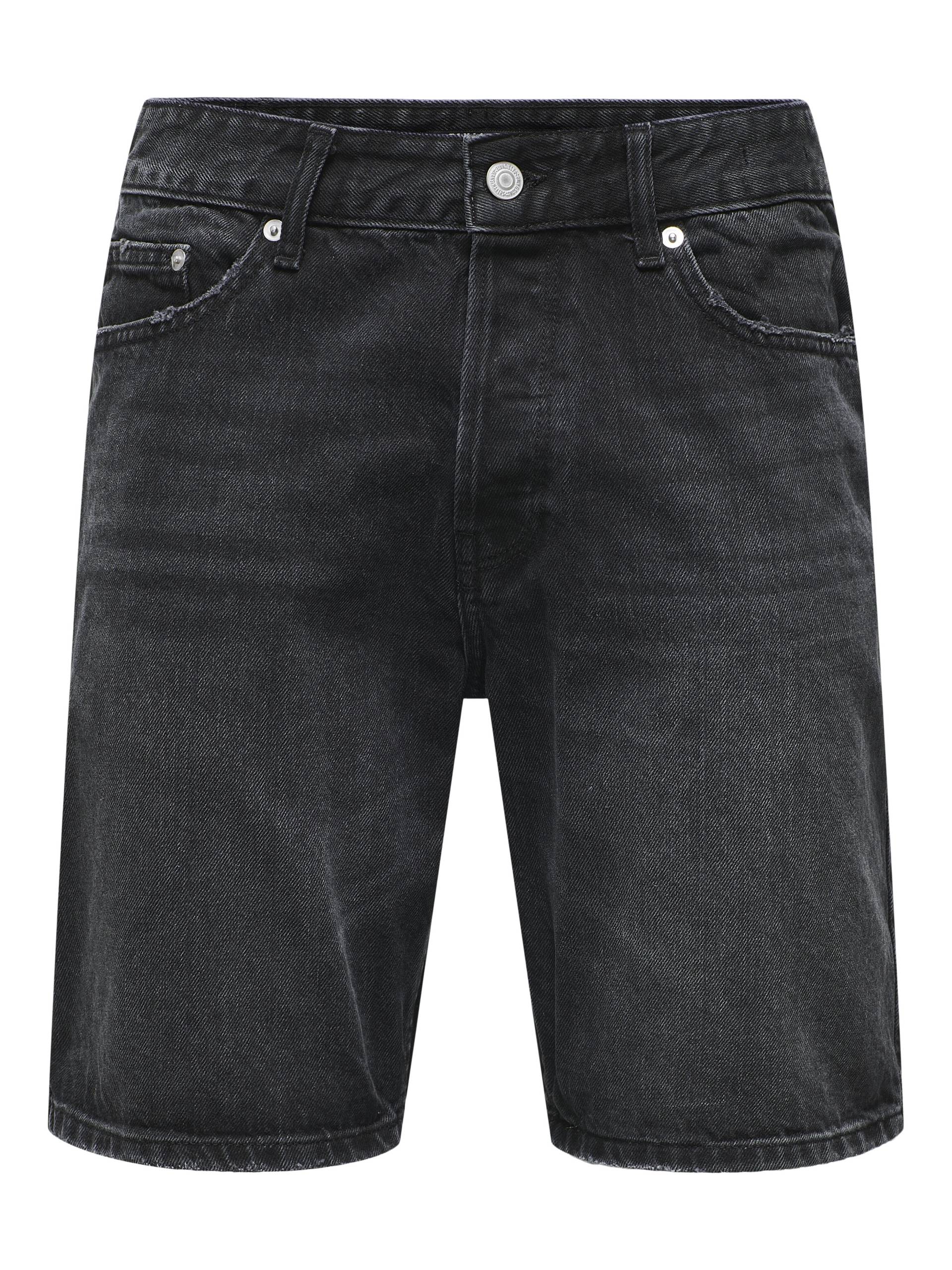 ONLY&SONS - ONSEDGE BLACK 2047 TAI DNM SHORTS NOOS black denim - Gr. - S von ONLY&SONS