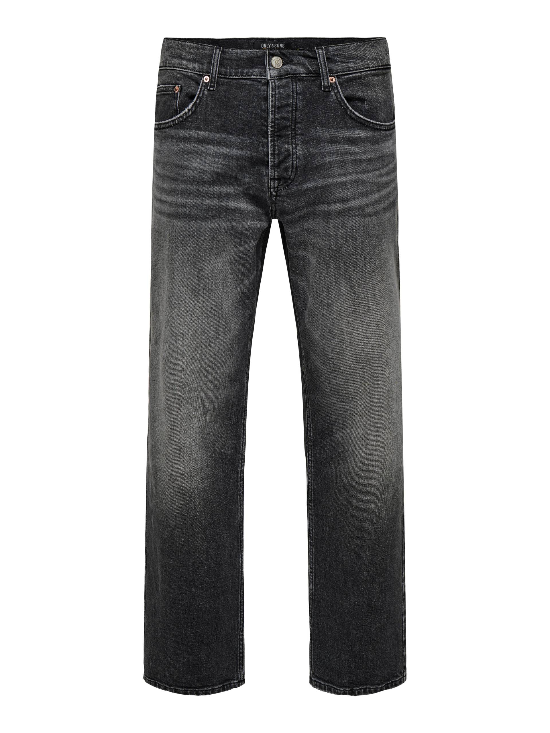 ONLY&SONS - ONSEDGE PERFORMANCE WB 3824 DOT DNM NOOS washed black - Gr. - 33/34 von ONLY&SONS