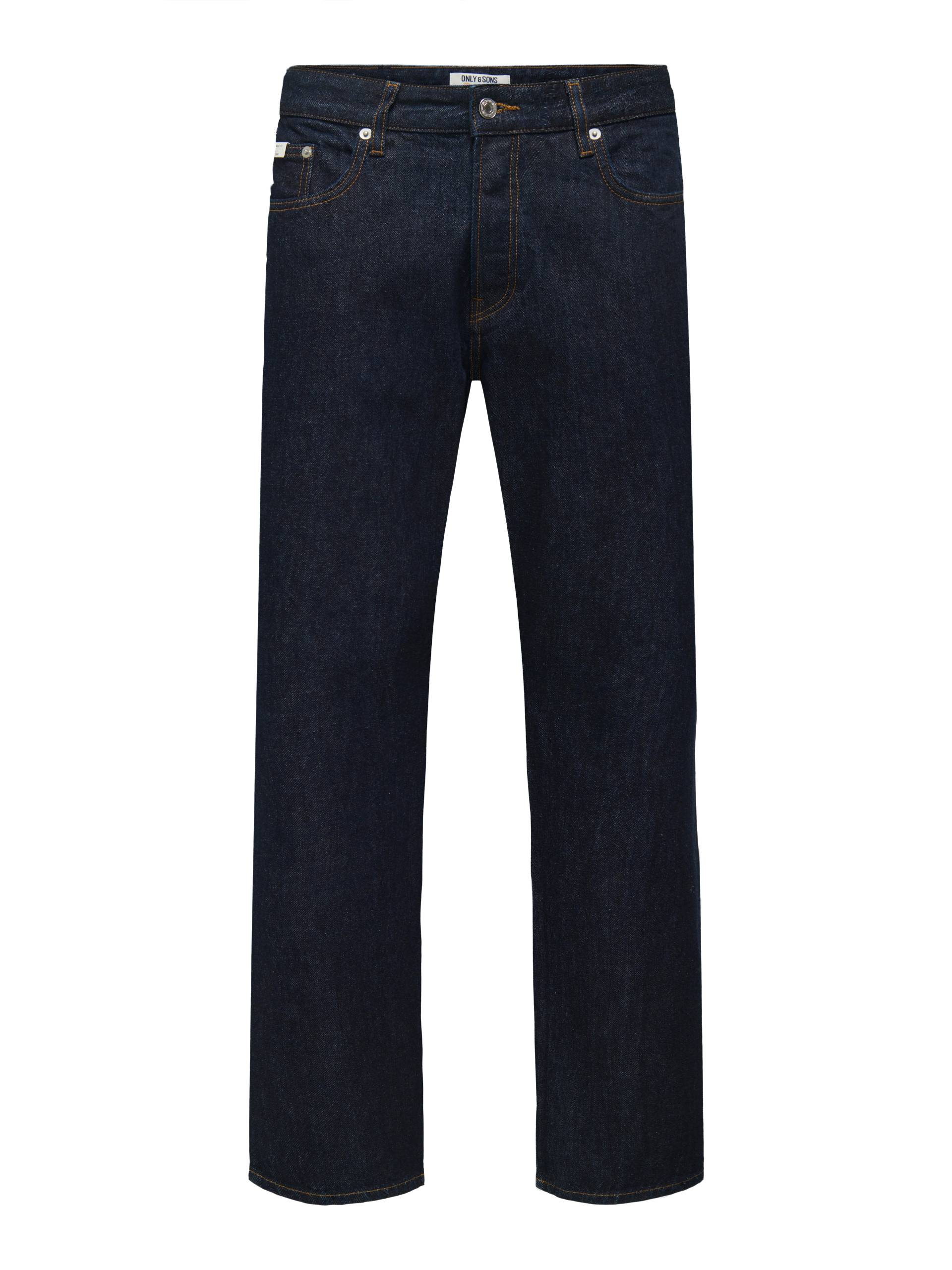 ONLY&SONS - ONSEDGE STRAIGHT RINSE 4942 TAI DNM NOOS dark blue denim - Gr. - 34/30 von ONLY&SONS
