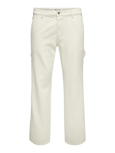 ONLY & SONS ONSEDGE Straight CAR ECRU1088PIMDNM NOOS von ONLY & SONS