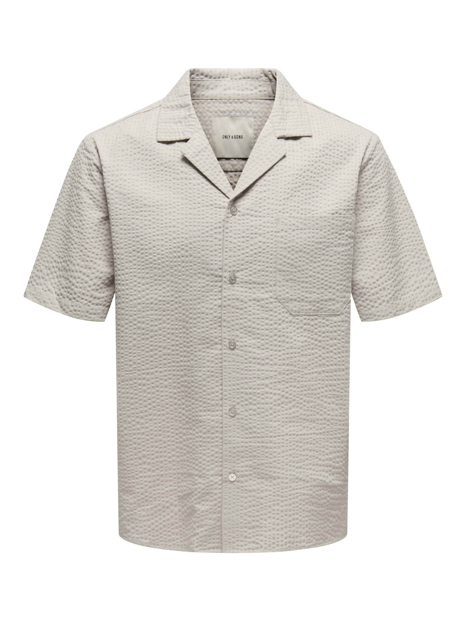 ONLY&SONS - ONSEYE RESORT SEERS 0009 SHIRT NOOS silver lining - Gr. - XXL von ONLY&SONS