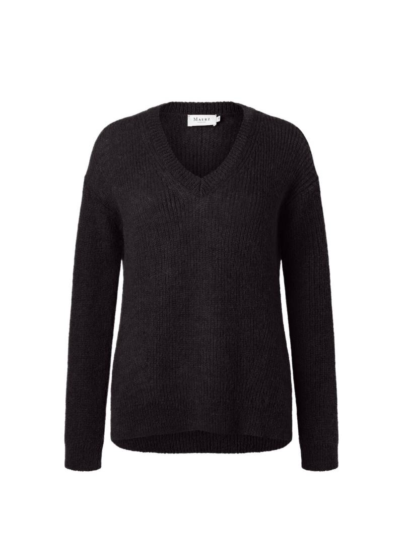 MAERZ Muenchen - Pullover V-Ausschnitt 1/1 Arm dark espresso - Gr. - 38 von MAERZ Muenchen