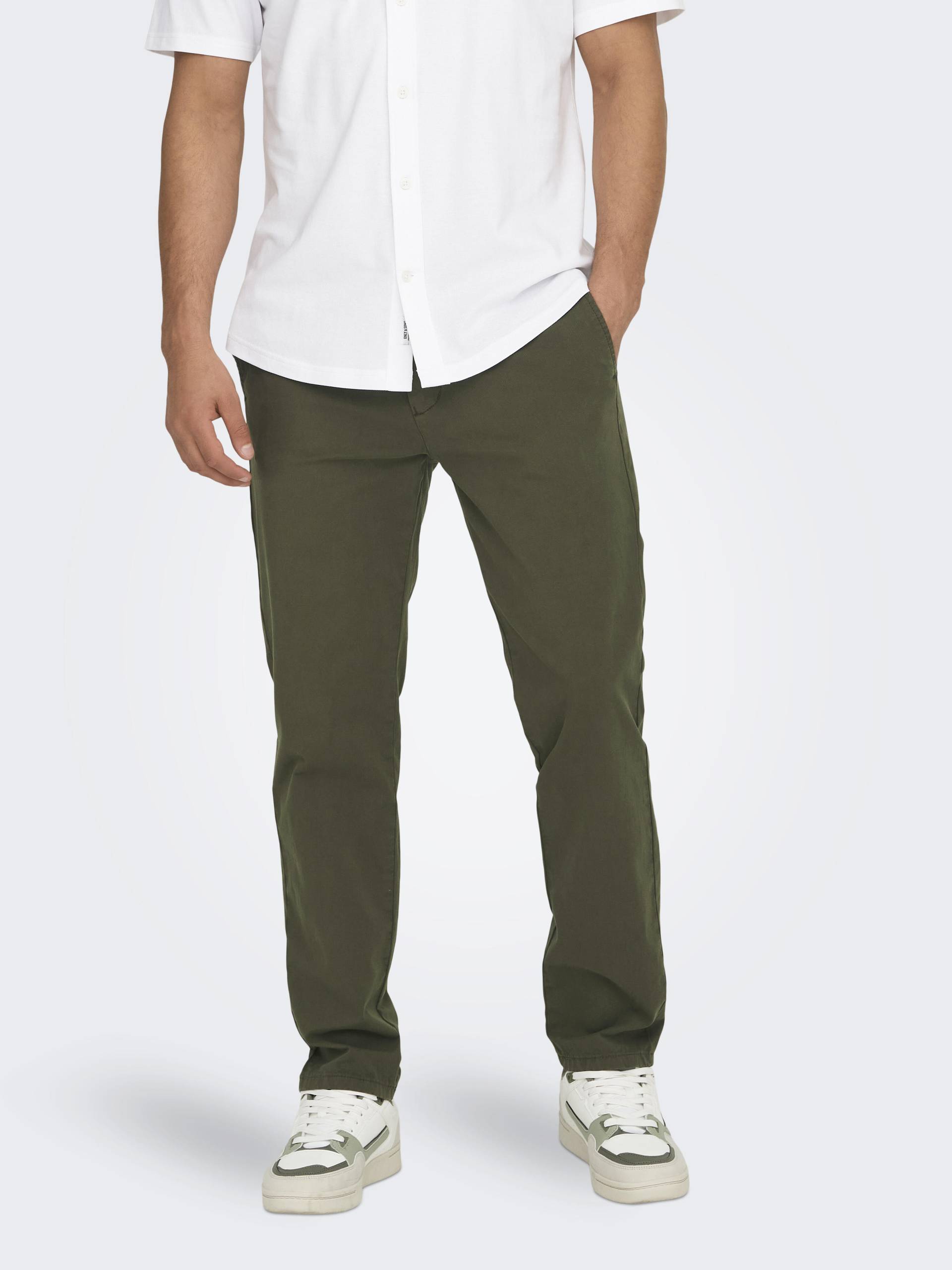 ONLY&SONS - ONSFREE REGULAR 0183 PANT NOOS olive night - Gr. - 36/34 von ONLY&SONS