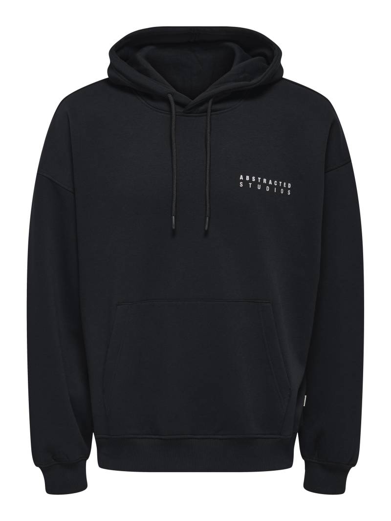 ONLY&SONS - ONSGALLERY VTG HOODIE black - Gr. - XL von ONLY&SONS