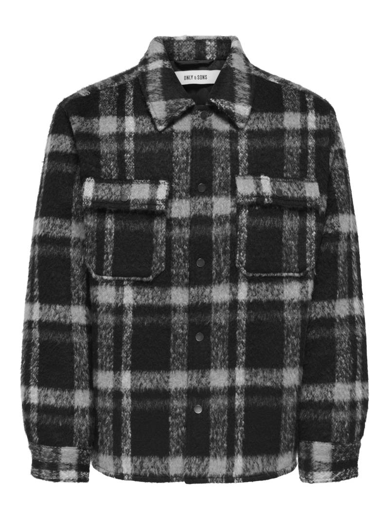 ONLY&SONS - ONSGIO LF CHECK PADDED JACKET OTW - Gr. - L von ONLY&SONS