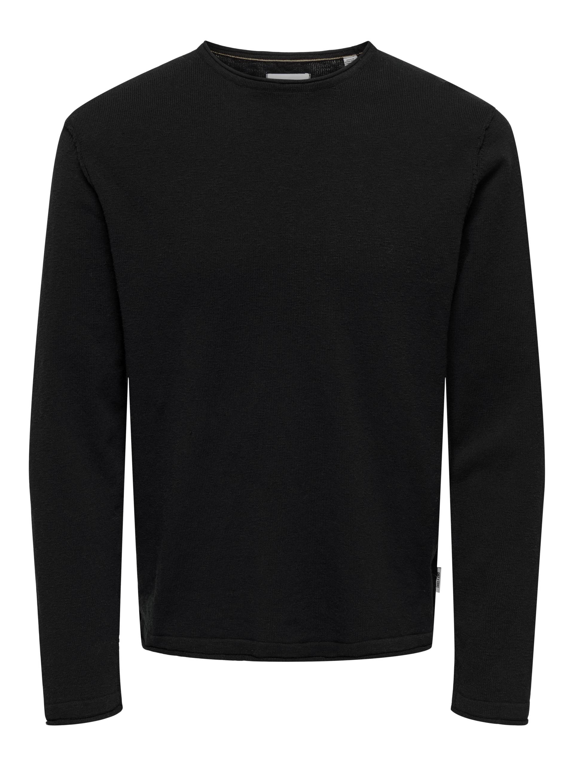 ONLY&SONS - ONSGORDON RLX 12 LS CREW NOOS black - Gr. - S von ONLY&SONS