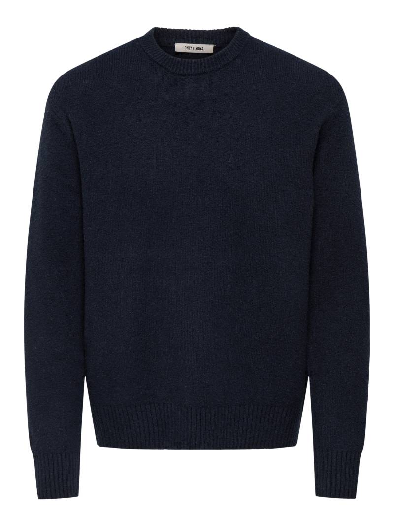 ONLY&SONS - ONSJAMES RLX CREW KNIT NOOS dark sapphire - Gr. - XL von ONLY&SONS
