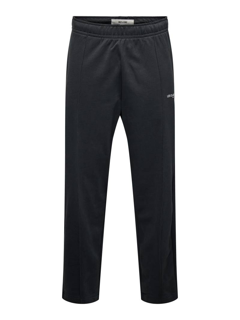 ONLY&SONS - ONSLES CLASSIQUES STRAIGHT SWEAT PANTS N jet black - Gr. - S von ONLY&SONS