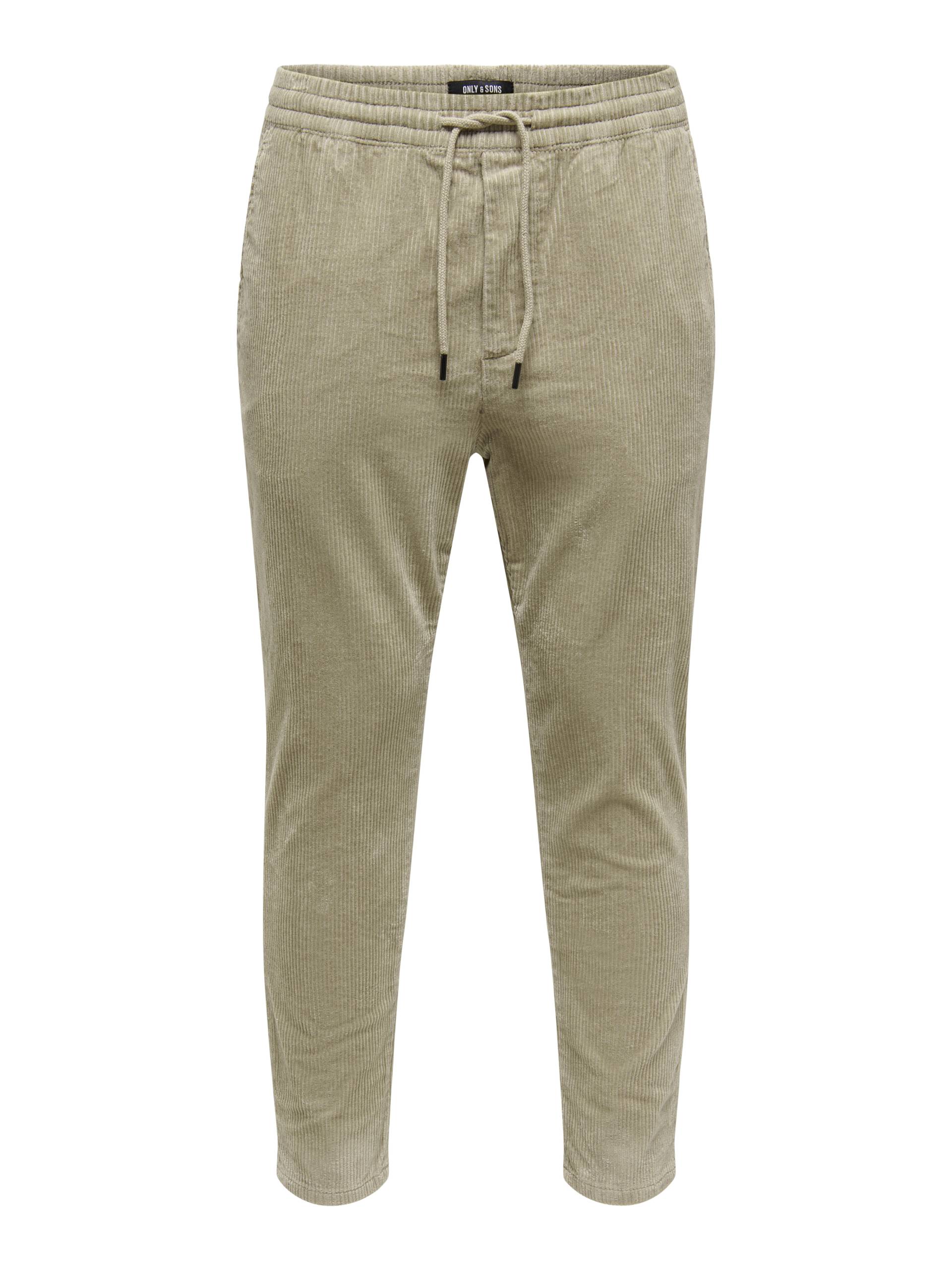 ONLY&SONS - ONSLINUS CROPPED CORD 9912 PANT NOOS chinchilla - Gr. - XXL von ONLY&SONS