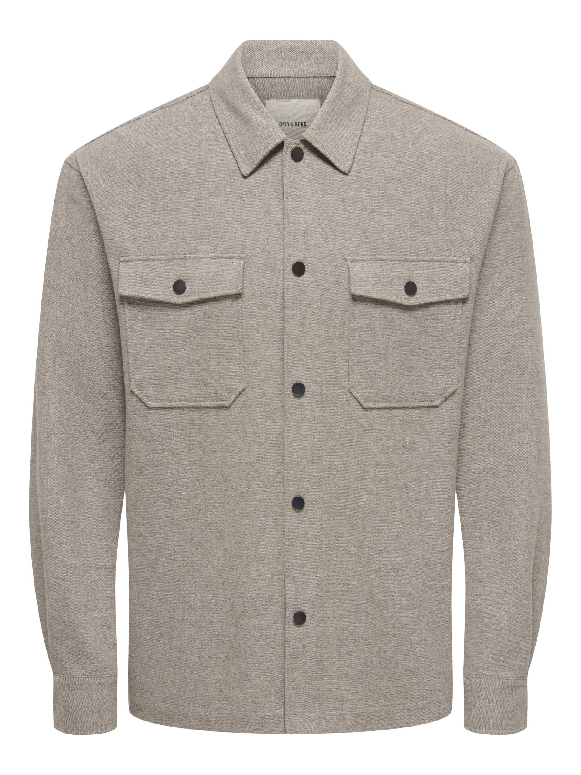 ONLY&SONS - ONSMARK BRUSHED 0353 OVERSHIRT NOOS - Gr. - S von ONLY&SONS