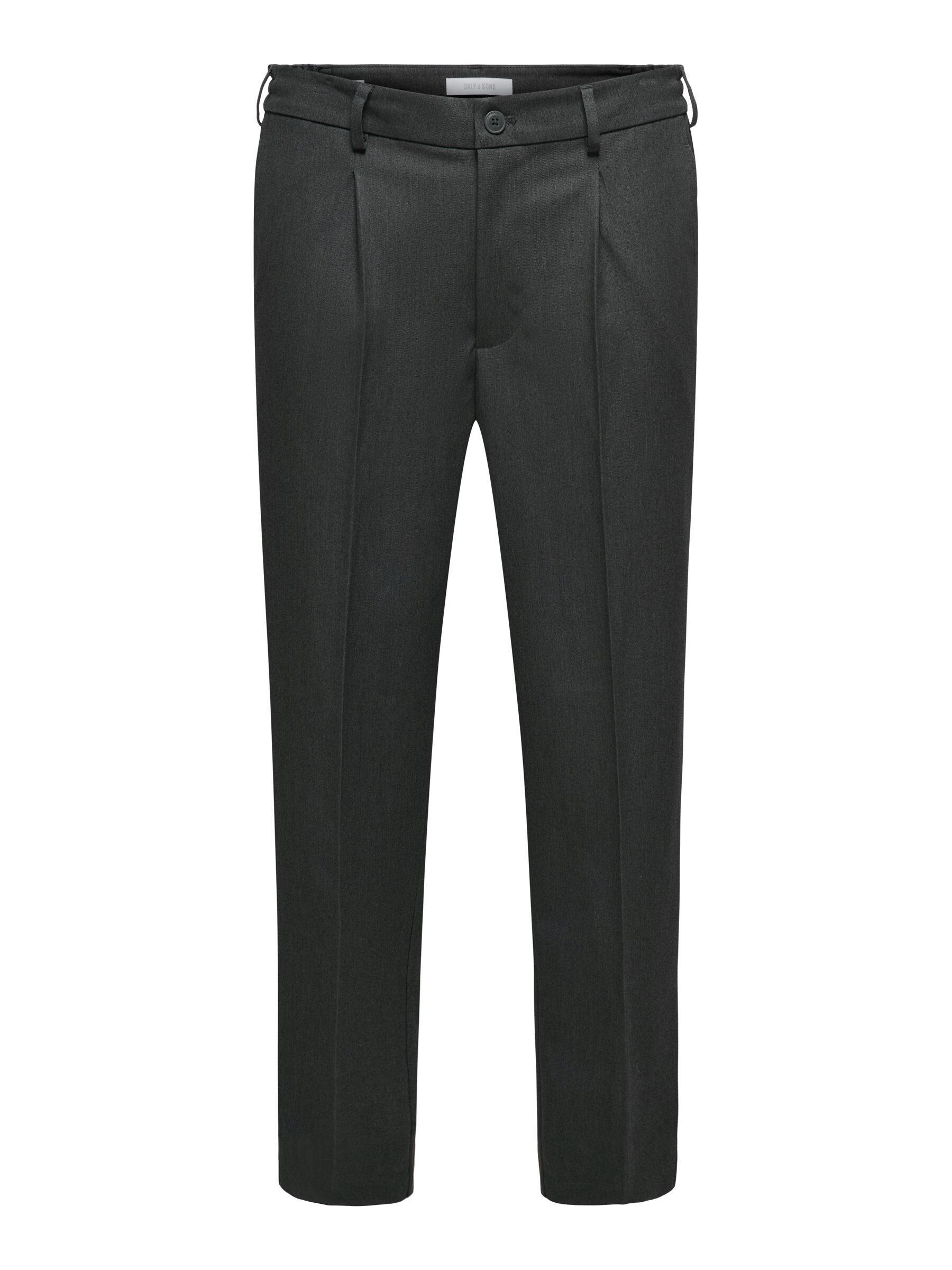 ONLY&SONS - ONSMIRO TAILORED TAP 0346 PANT FRML NOOS dark grey melange - Gr. - XXL von ONLY&SONS