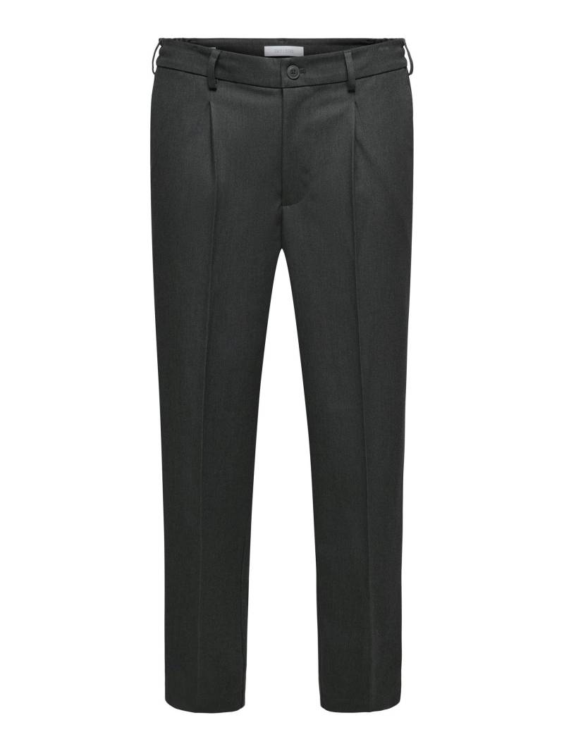 ONLY&SONS - ONSMIRO TAILORED TAP 0346 PANT FRML NOOS dark grey melange - Gr. - XXL von ONLY&SONS