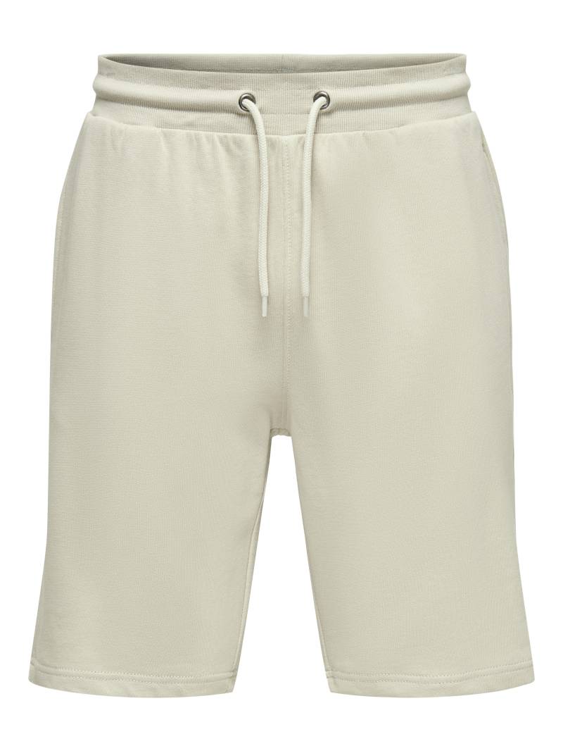 ONLY&SONS - ONSNEIL LIFE SWEAT SHORTS NOOS silver lining - Gr. - M von ONLY&SONS