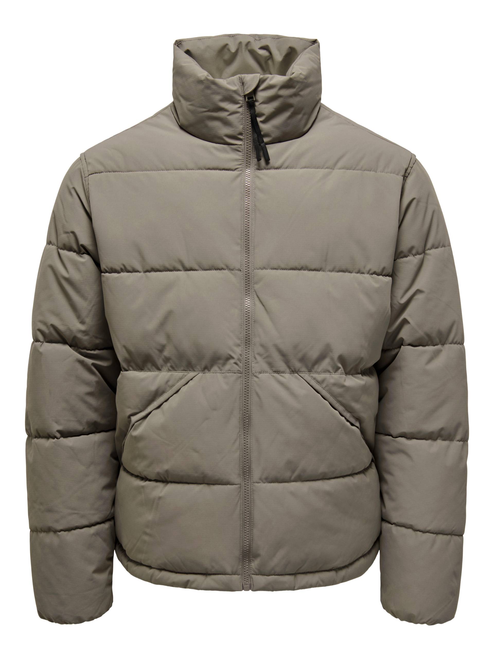 ONLY&SONS - ONSPACK LIFE PUFFER JACKET OTW walnut - Gr. - M von ONLY&SONS