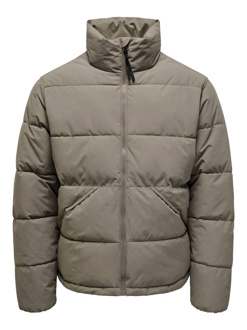 ONLY&SONS - ONSPACK LIFE PUFFER JACKET OTW walnut - Gr. - XS von ONLY&SONS