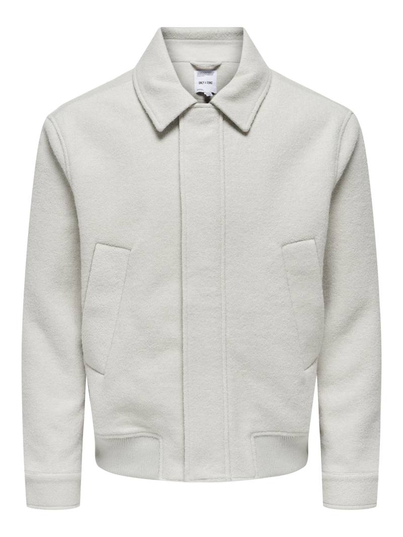 ONLY&SONS - ONSWAYNE WOOL BOMBER OTW - Gr. - L von ONLY&SONS