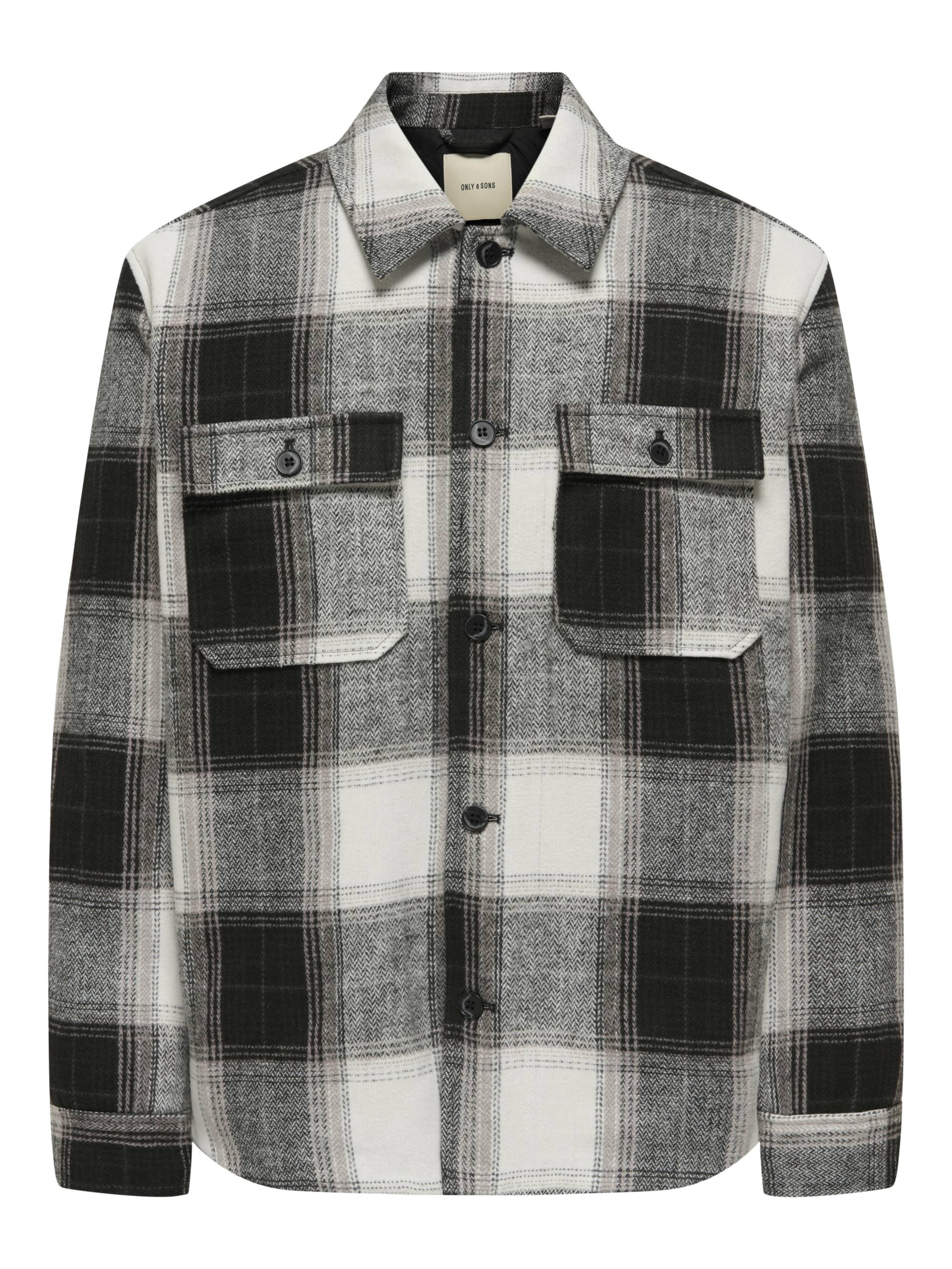ONLY&SONS - ONSZACK OVERSHIRT OTW NOOS black - Gr. - XXL von ONLY&SONS