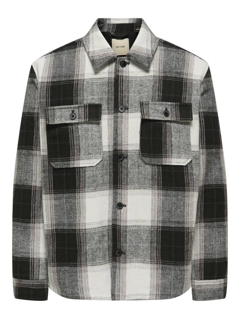 ONLY&SONS - ONSZACK OVERSHIRT OTW NOOS black - Gr. - XXL von ONLY&SONS