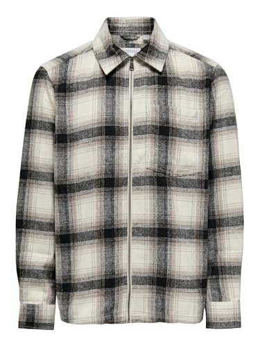 ONLY & SONS Onsaustin Wool Zip Overshirt von ONLY & SONS