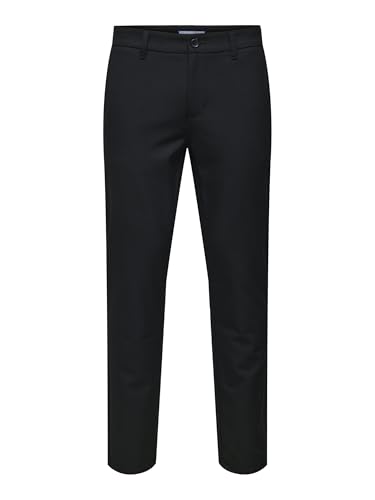ONLY & SONS Herren Onsbrad Life Slim 0184 Pant Stoffhose, Schwarz, 33W / 34L EU von ONLY & SONS